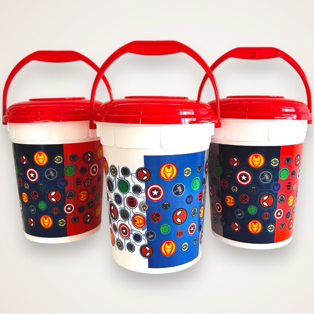 Disney Marvel Collectible Popcorn Buckets - Set of 3